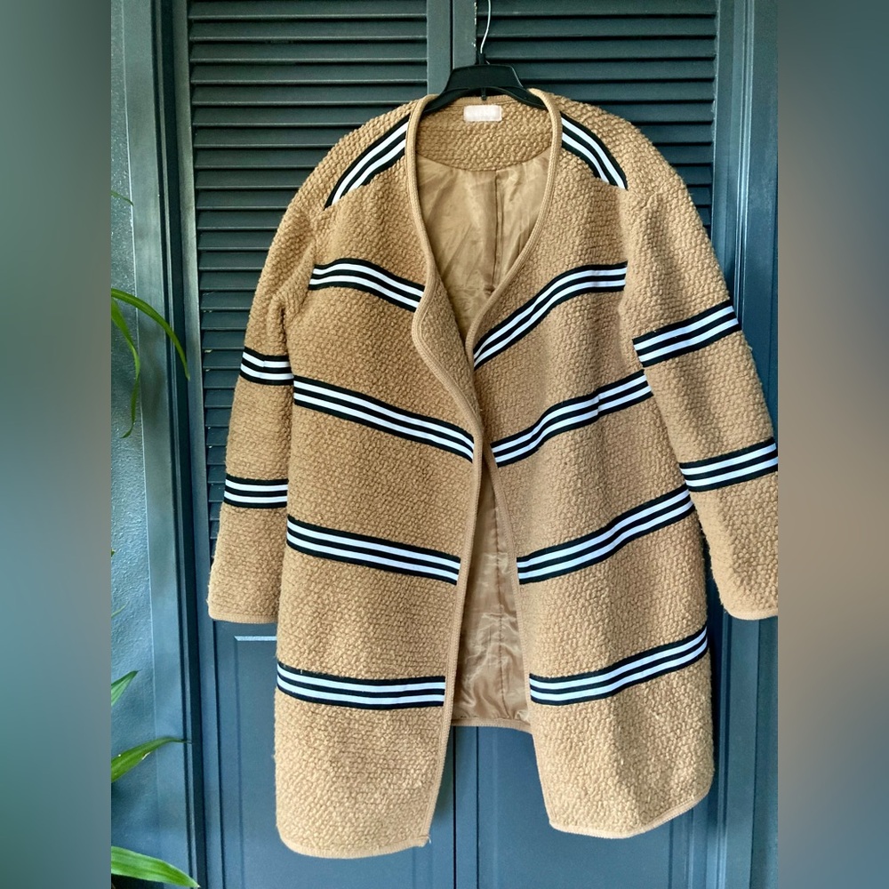 Anthropologie Ribbon Coat